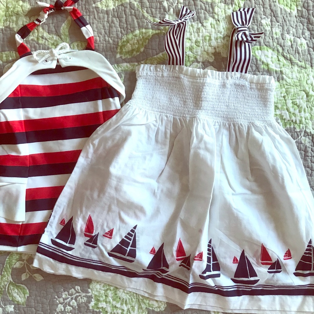 Janie & Jack Swimsuit and Cover Up